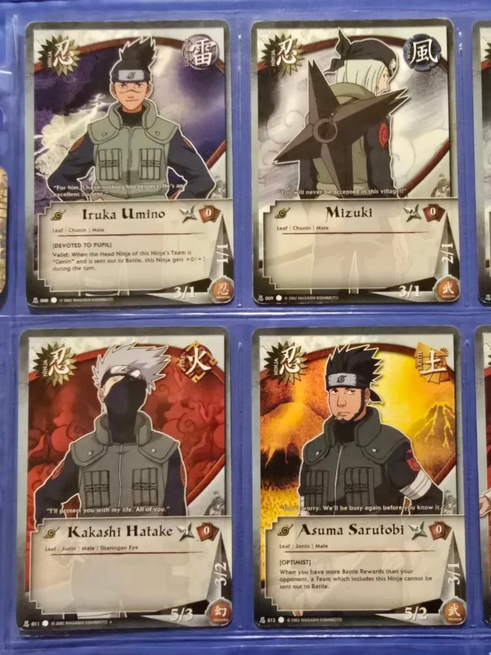 Naruto CCG - Pick Your Cards - Ninja & Client Cards